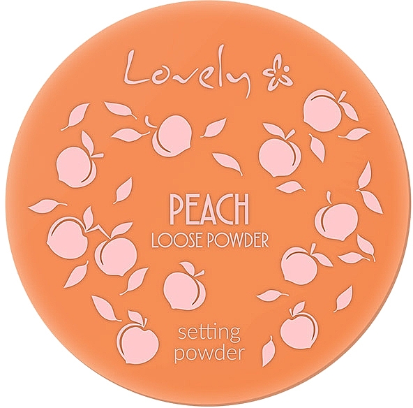 Sypki puder do twarzy - Lovely Peach Loose Powder Setting Powder — Zdjęcie N1