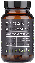 Kup Suplement diety z ekstraktem z grzybów - Kiki Health Reishi & Maitake Mushroom Extract Organic 