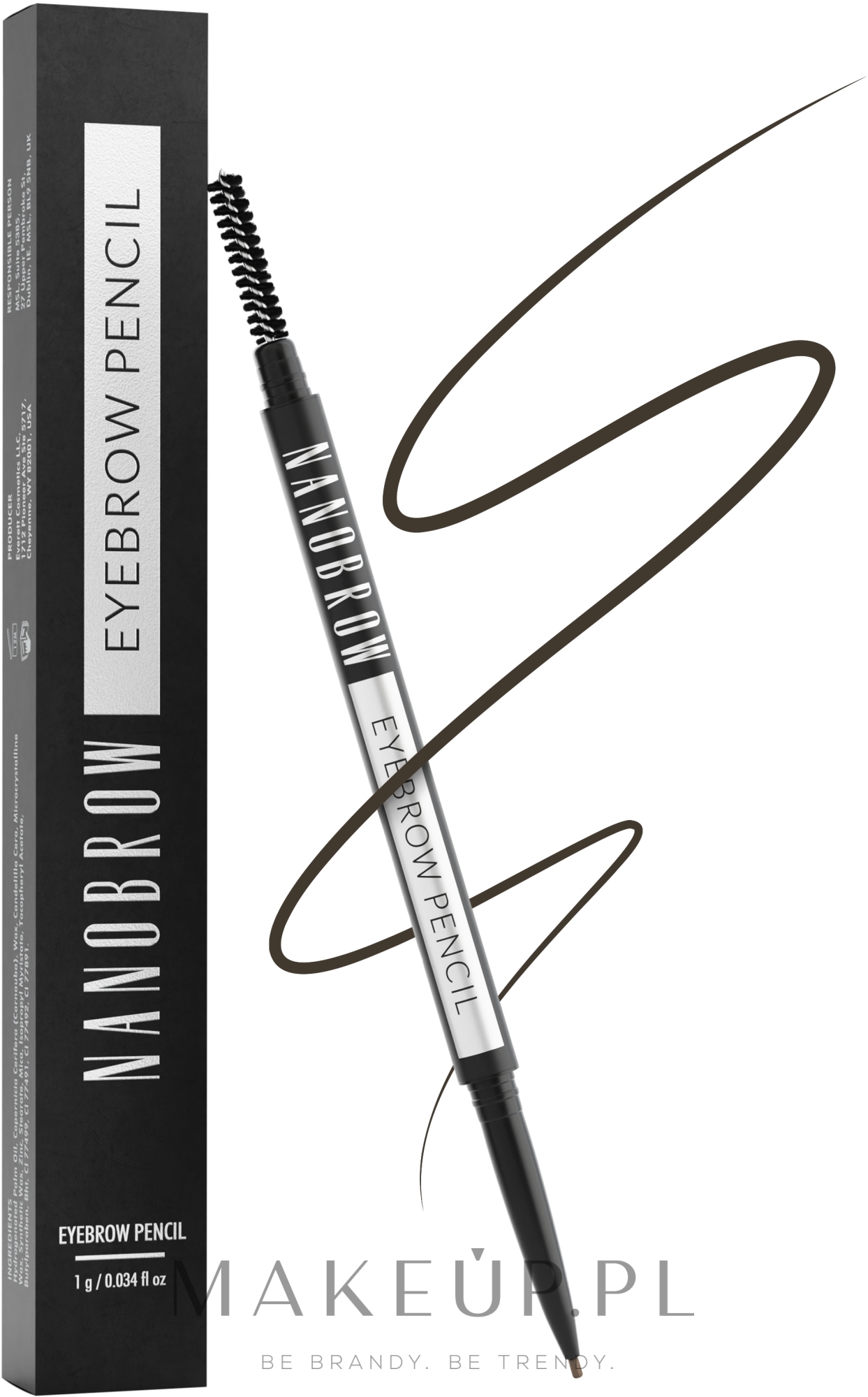 Kredka do brwi - Nanobrow Eyebrow Pencil — Zdjęcie Dark Brown