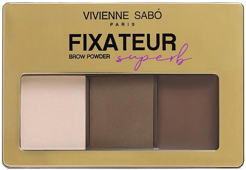 Paleta cieni do brwi - Vivienne Sabo Fixateur Superb — Zdjęcie N1