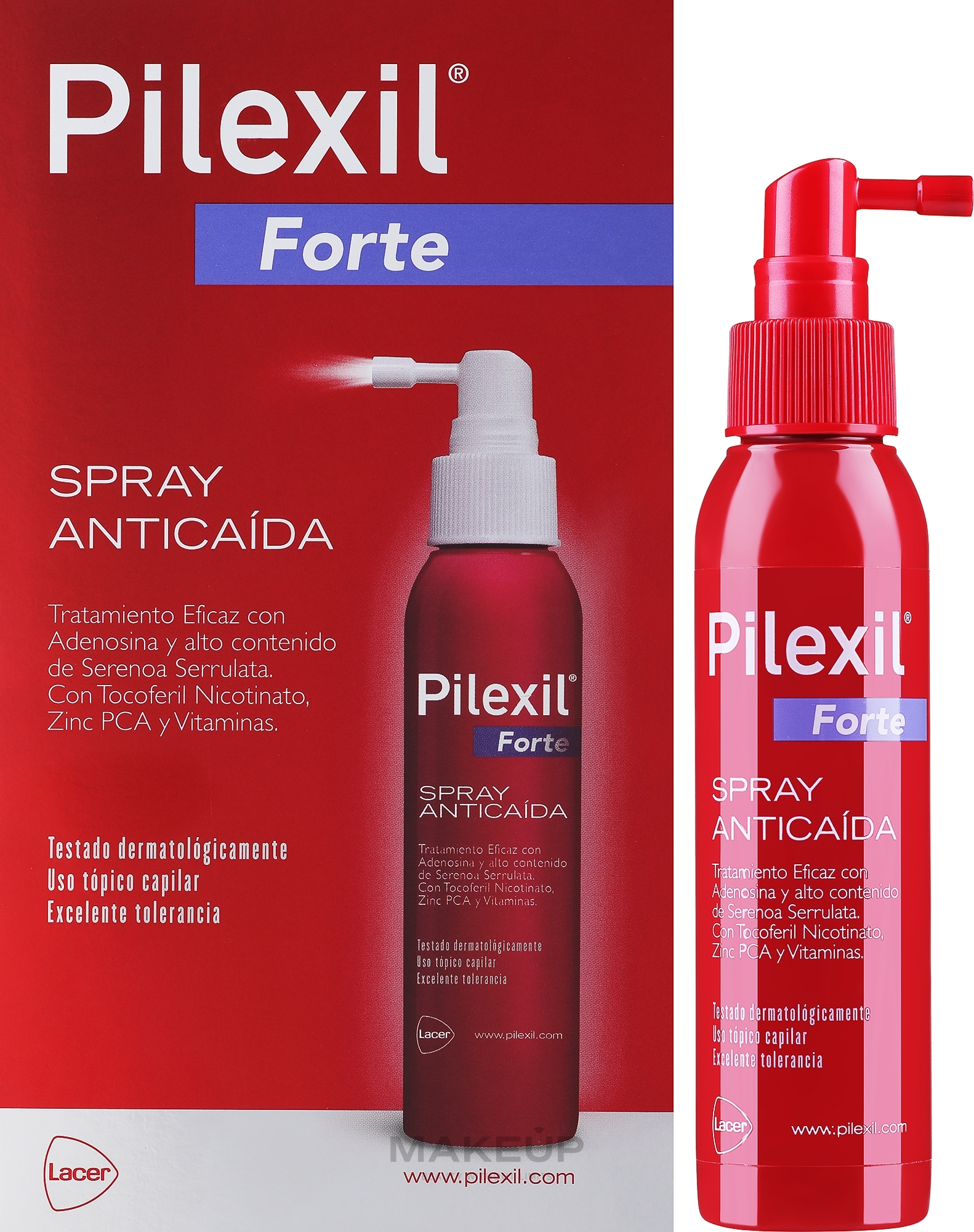 Spray przeciw wypadaniu włosów - Lacer Pilexil Forte Anti-Hair Loss Spray — Zdjęcie 120 ml