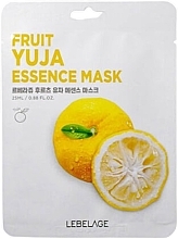 Kup Maseczka do twarzy z ekstraktem z owoców yuzu - Lebelage Fruit Yuja Essence Mask 