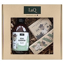 Kup Zestaw - LaQ Boar Gift Set For Men (sham/300ml + oil/30ml + soap/85g)