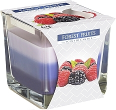 Trójwarstwowa świeca zapachowa Forest Berries w szkle - Bispol Scented Candle Forest Fruits — Zdjęcie N1