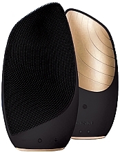 Soniczna szczoteczka do twarzy - Geske Sonic Thermo Facial Brush 6 In 1 Black Rose Gold — Zdjęcie N1