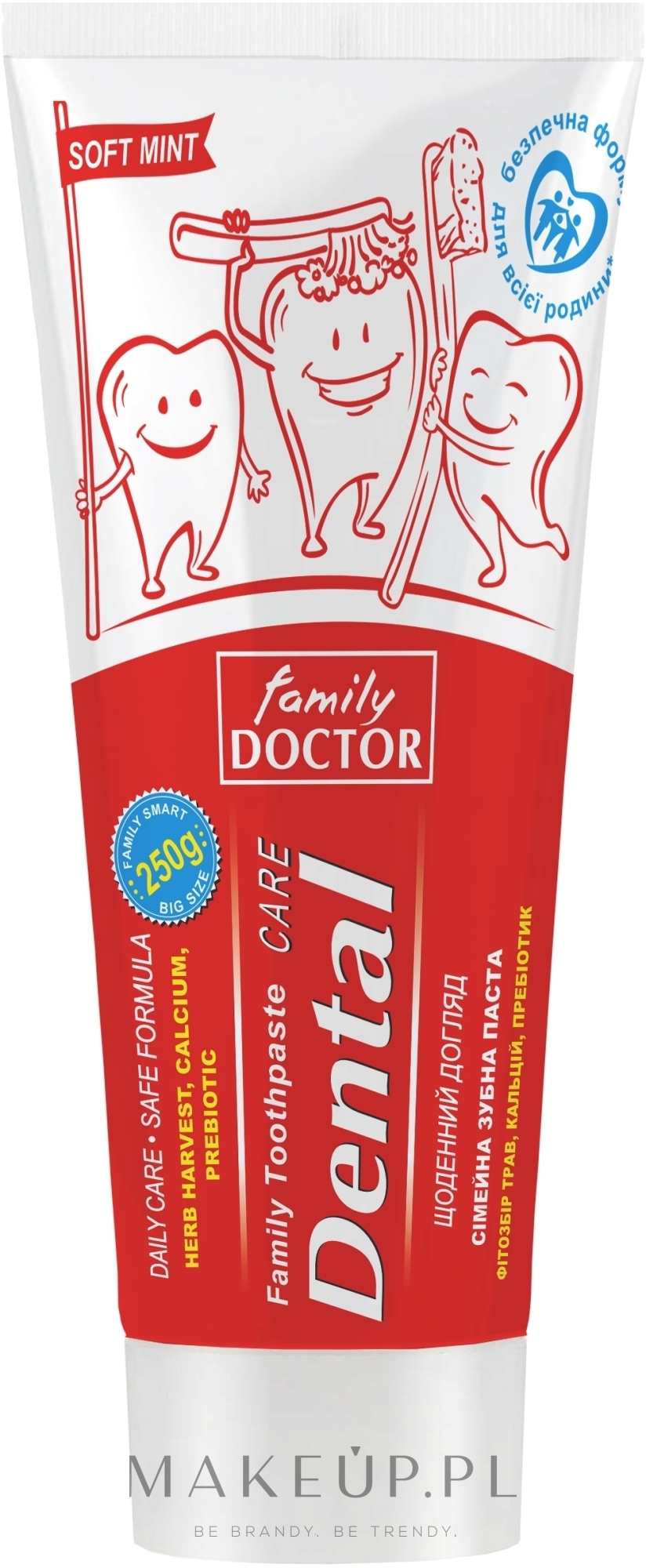 Pasta do zębów dla dzieci i dorosłych - Family Doctor Dental Care Toothpaste — Zdjęcie 250 g