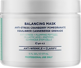 WYPRZEDAŻ Maska antystresowa z żurawiną i granatem - HydroPeptide Balancing Mask * — Zdjęcie N3