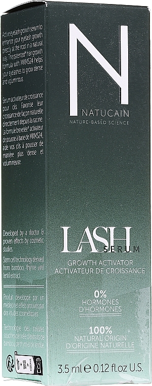 PRZECENA! Naturalne serum do rzęs - Natucain Lash Serum Growth Activator * — Zdjęcie N1