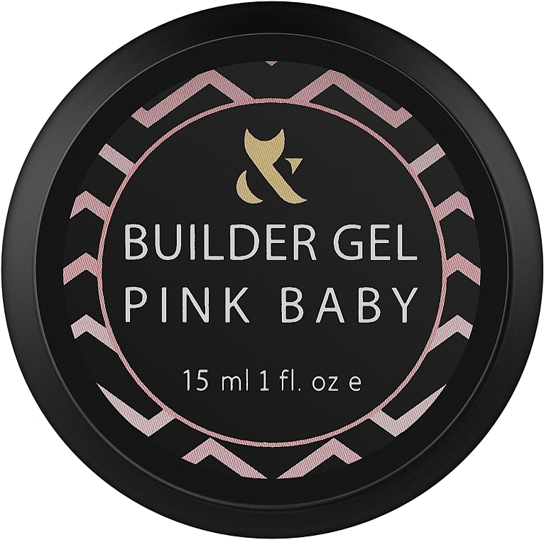 Baza pod manicure hybrydowy - F.O.X Builder Gel Pink Baby