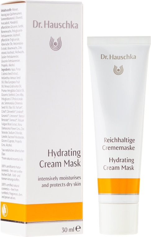 Nawilżająca kremowa maska do twarzy - Dr Hauschka Hydrating Cream Mask — Zdjęcie N1