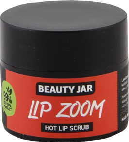 Cukrowy peeling do ust - Beauty Jar Lip Zoom Hot Lip Scrub — Zdjęcie N1