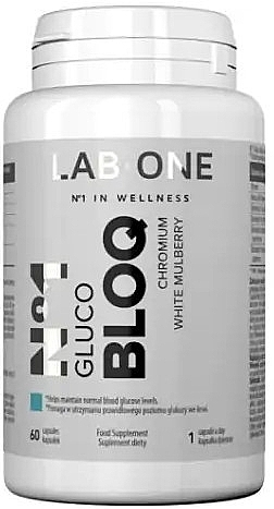 PRZECENA! Suplement diety - Lab One Nº1 Gluco Bloq * — Zdjęcie N1