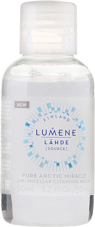 Płyn micelarny 3 w 1 - Lumene Lahde [Source] Pure Arctic Miracle 3 In 1 Micellar Cleansing Water
