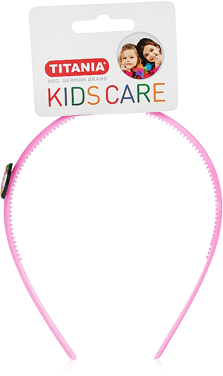 Plastikowa opaska do włosów Babeczka - Titania Kids Care — Zdjęcie N1
