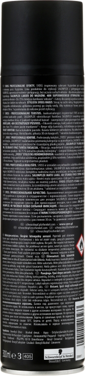 Lakier do włosów - Syoss Salon Plex Hairspray — Zdjęcie N2