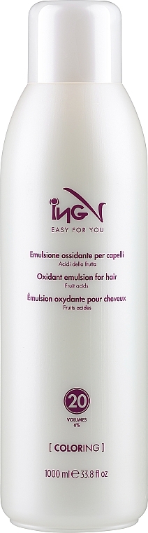 Emulsja utleniająca 6% - ING Professional Color-ING Oxidante Emulsion — Zdjęcie N2