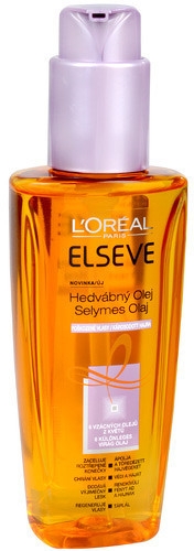 Odbudowujący olejek do włosów przeciw rozdwojonym końcom - L'Oreal Paris Elseve Silky Hair Oil — Zdjęcie N1