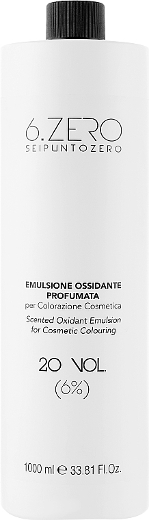 Emulsja utleniająca - Seipuntozero Scented Oxidant Emulsion 20 Volumes 6% — Zdjęcie N3
