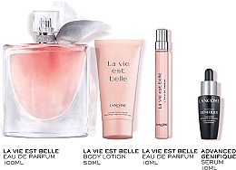 Lancome La Vie Est Belle - Zestaw (edp 100 ml + edp 10 ml + conc 10 ml + b/lot 50 ml) — Zdjęcie N2