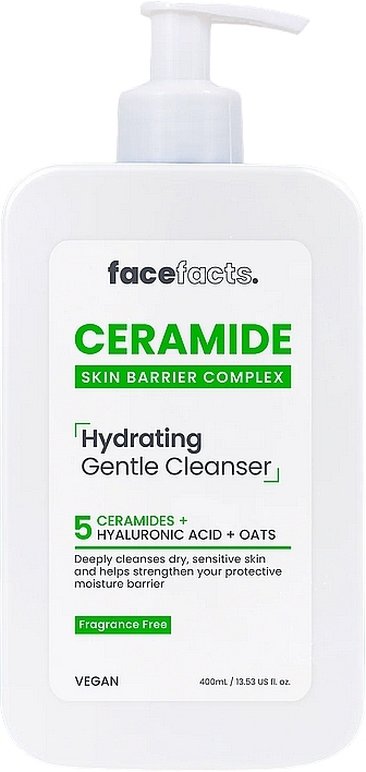 Żel do mycia z ceramidami - Face Facts Ceramide Hydrating Gentle Cleanser  — Zdjęcie N2