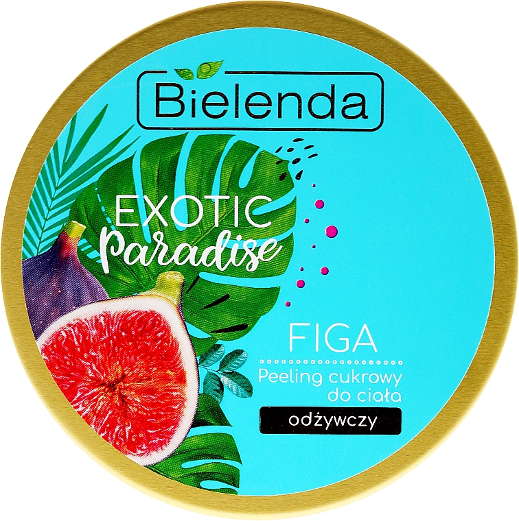 Odżywczy peeling cukrowy do ciała Figa - Bielenda Exotic Paradise 