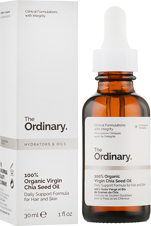 Olej z nasion chia - The Ordinary 100% Organic Virgin Chia Seed Oil — Zdjęcie N2