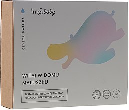 Kup Zestaw Witaj w domu maluszku - Hagi Baby (oil 150 ml + cr 50 ml + soap 100 g + gel/shm 250 ml + b/cr 50 ml)