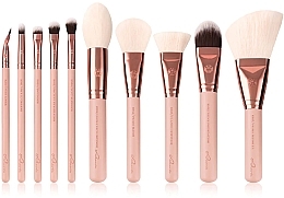 Zestaw pędzli do makijażu, 10 szt. - Luvia Cosmetics Rose Golden Vintage Brush Expansion Set — Zdjęcie N1