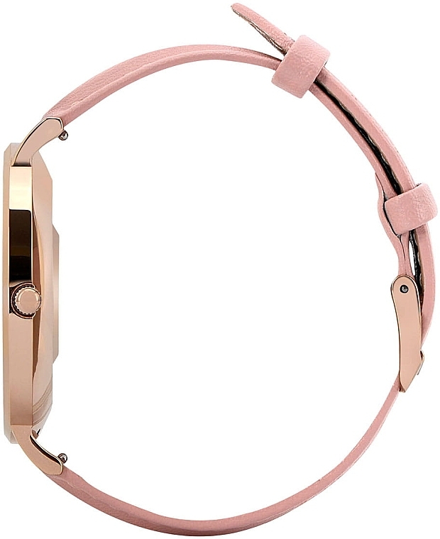 Smartwatch damski, różowe złoto, skóra - Garett Smartwatch Verona — Zdjęcie N5