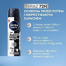 Antyperspirant w sprayu dla mężczyzn - NIVEA MEN Black & White Invisible Original — Zdjęcie N3