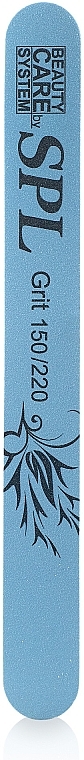 Pilnik do paznokci, 150/220, CF-633, prosty, niebieski - SPL Design Nail File — Zdjęcie N1