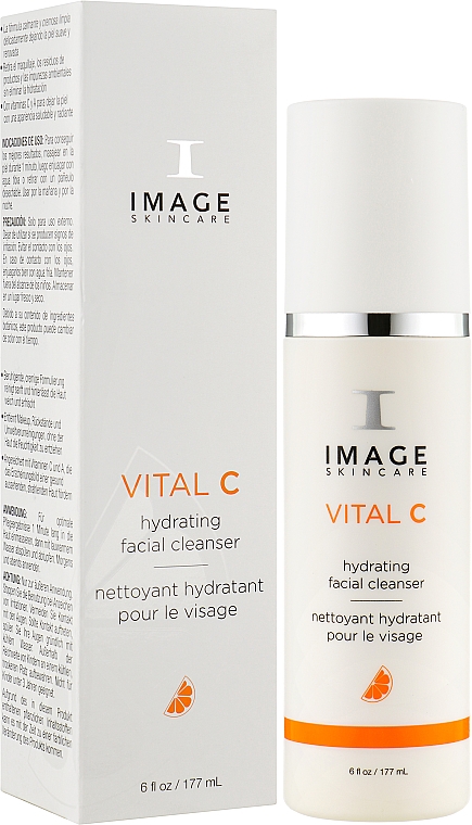 Nawilżające mleczko oczyszczające z witaminą C - Image Skincare Vital C Hydrating Facial Cleanser — Zdjęcie N2