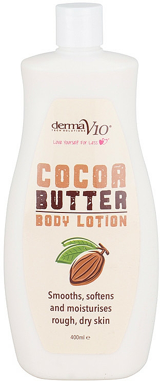 Wygładzający balsam do ciała z masłem kakaowym - Derma V10 Cocoa Oil Body Lotion — Zdjęcie N1