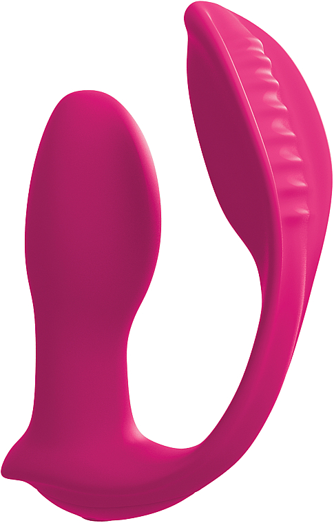 Stymulator wibracyjny o podwójnym działaniu i ze zdalnym sterowaniem, różowy - PipeDream Threesome Double Ecstasy Pink — Zdjęcie N4
