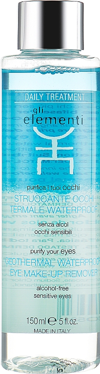 Płyn do demakijażu oczu - Gli Elementi Geothermal Waterproof Eye Make-up Remover — Zdjęcie N1