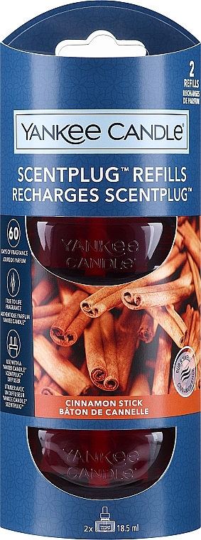 Wymienny wkład do elektrycznego dyfuzora zapachowego - Yankee Candle Cinnamon Stick — Zdjęcie N1