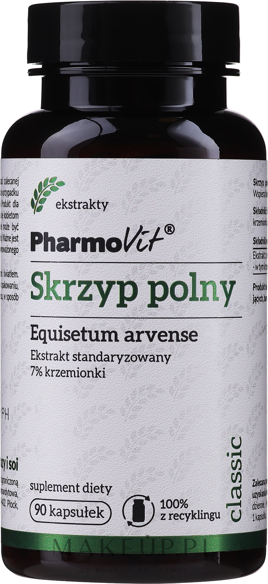 Suplement diety Skrzyp polny - PharmoVit  — Zdjęcie 90 szt.
