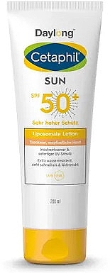 Liposomalny balsam do ciała z filtrem przeciwsłonecznym SPF50+ - Daylong Cetaphil Sun SPF50+ Liposomal Lotion — Zdjęcie N1