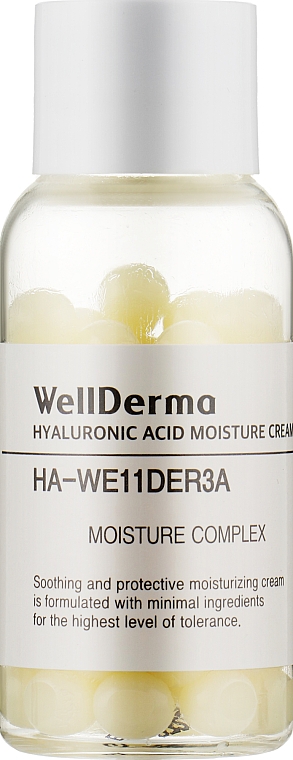 Nawilżający krem do twarzy w kapsułkach - Wellderma Hyaluronic Acid Moisture Cream