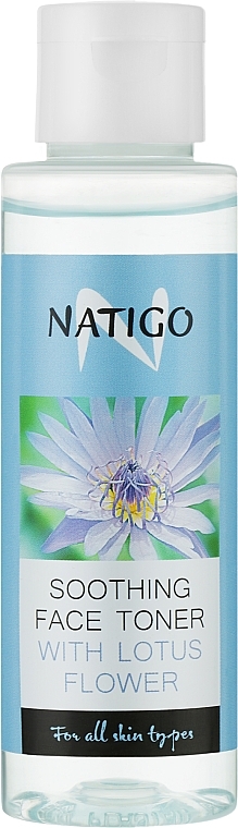Kojący tonik do twarzy z kwiatem lotosu - Natigo