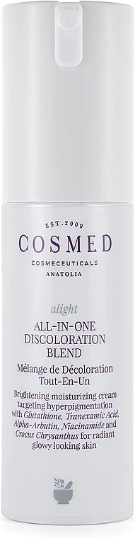 Rozświetlający krem ​​do twarzy - Cosmed Alight All-In-One Discoloration Blend — Zdjęcie N1