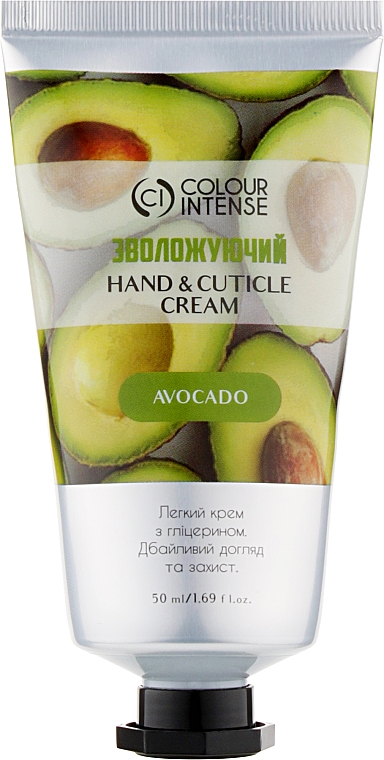 Nawilżający krem do rąk - Colour Intense Hand & Cuticle Avocado Cream