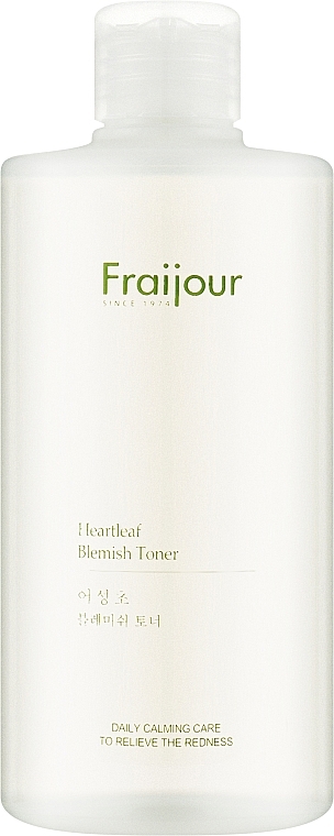 Kojący tonik do skóry wrażliwej i problematycznej - Fraijour Heartleaf Blemish Toner — Zdjęcie N1