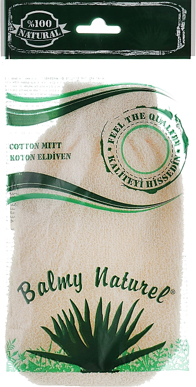 Myjka bawełniana - Balmy Naturel Cotton Mitt — Zdjęcie N1