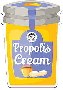 Maseczka w płachcie do twarzy Propolis - Dr. Mola Propolis Cream Sheet Mask — фото N1