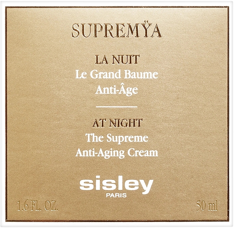 Przeciwzmarszczkowy krem ​​do twarzy na noc - Sisley Supremya The Supreme Night Anti-Aging Cream — Zdjęcie N2