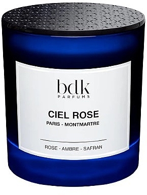 Świeca zapachowa w szkle - BDK Parfums Ciel Rose Scented Candle — Zdjęcie N1