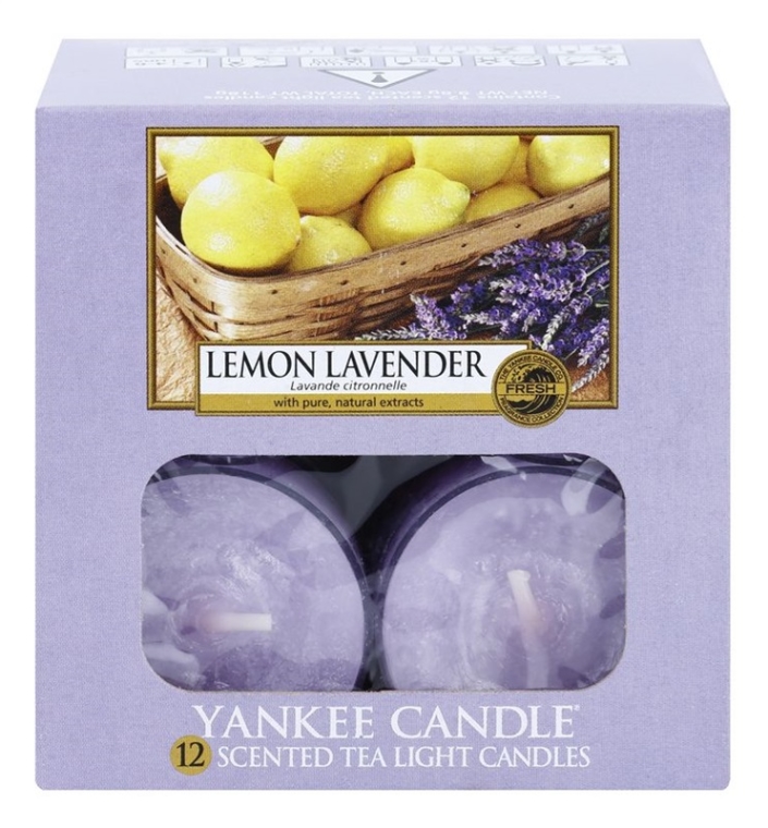Podgrzewacze zapachowe tealight - Yankee Candle Scented Tea Light Candles Lemon Lavender — Zdjęcie N2