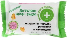 Kup Kremowe mydło w kostce dla dzieci z ekstraktami z uczepu, rumianka i nagietka - Domowy doktor 