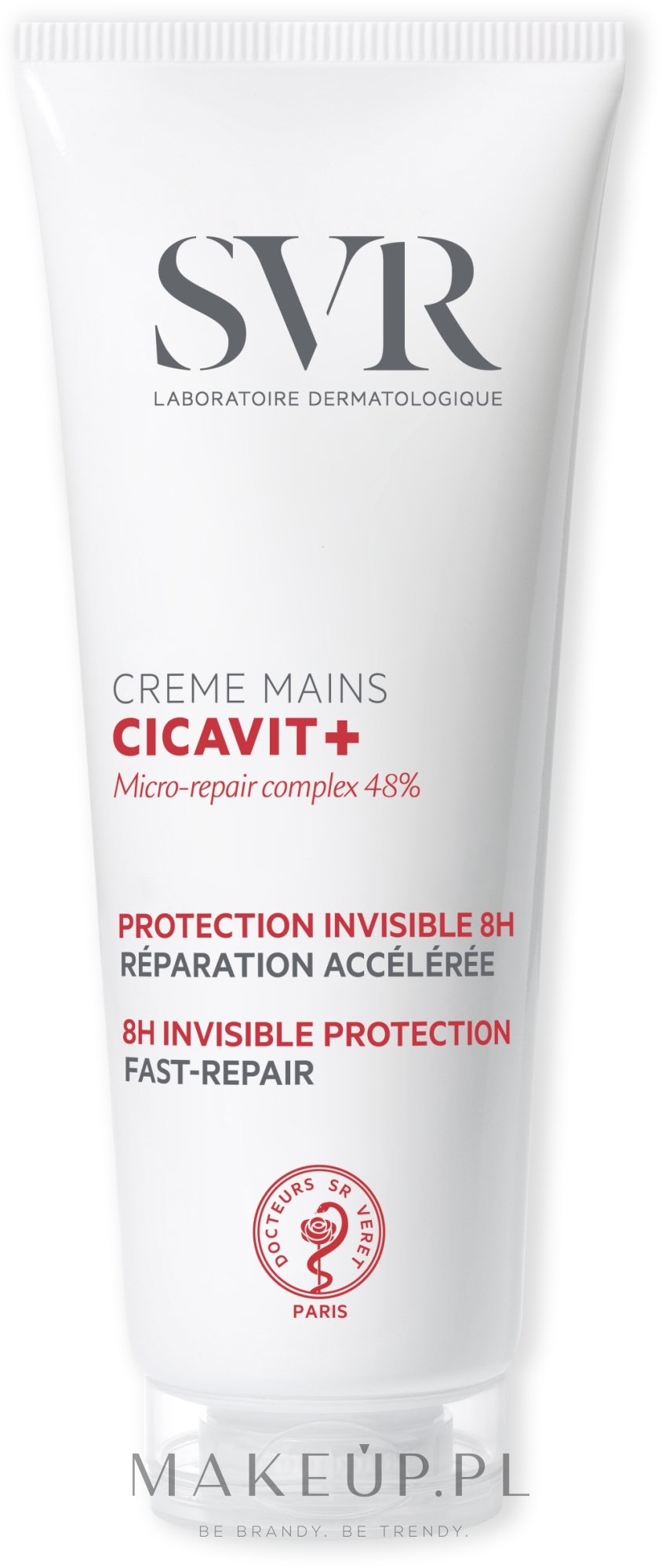 Krem do rąk - SVR Cicavit+ 8H Invisible Protection Fast-Repair Hand Cream — Zdjęcie 75 g